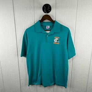 Vintage 90’s Miami Dolphins NFL Polo Shirt Size X-Large
